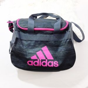 3 for $24Adidas Gym Bag Dark Gray Pink 17x12